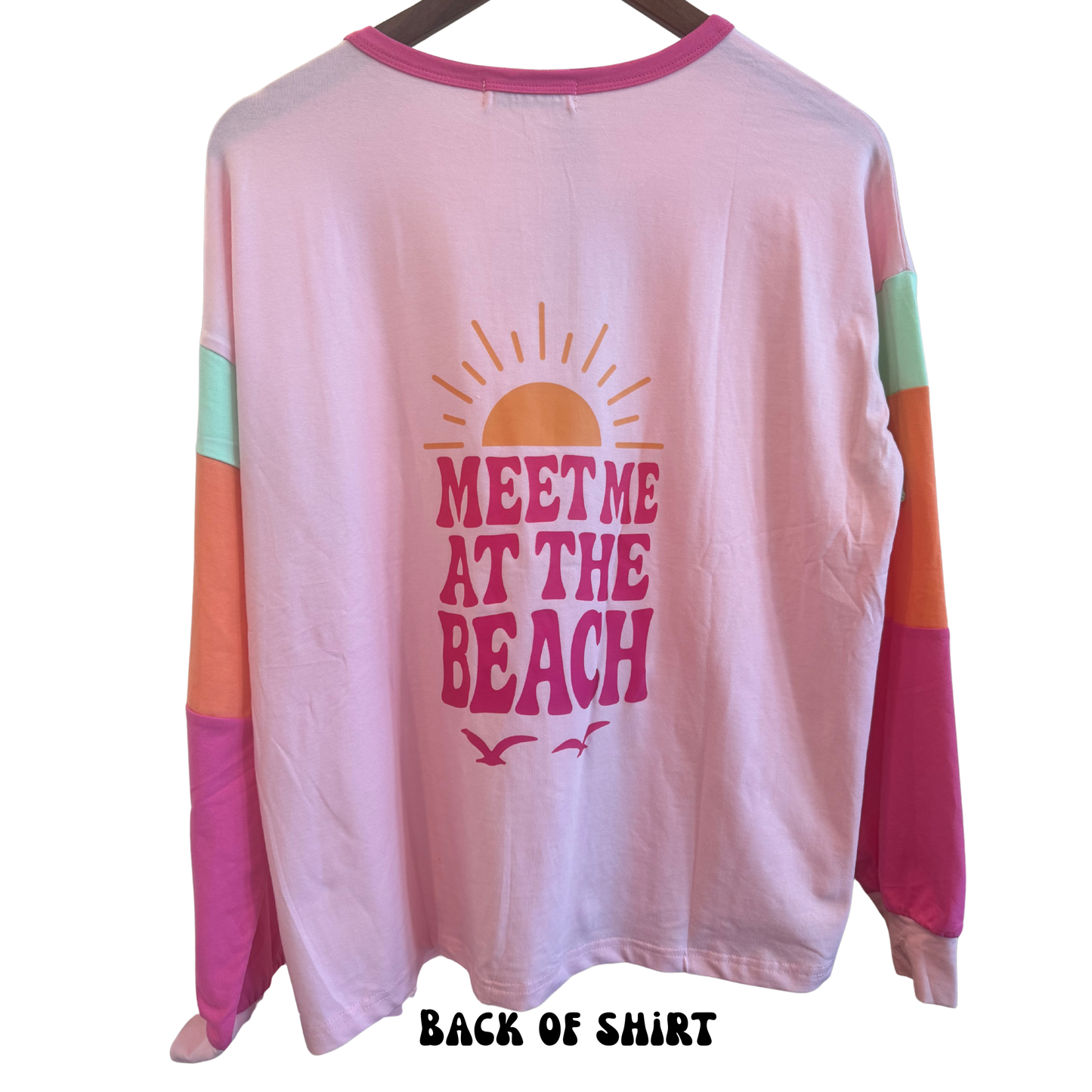 Meet Me At The Beach Long Sleeve