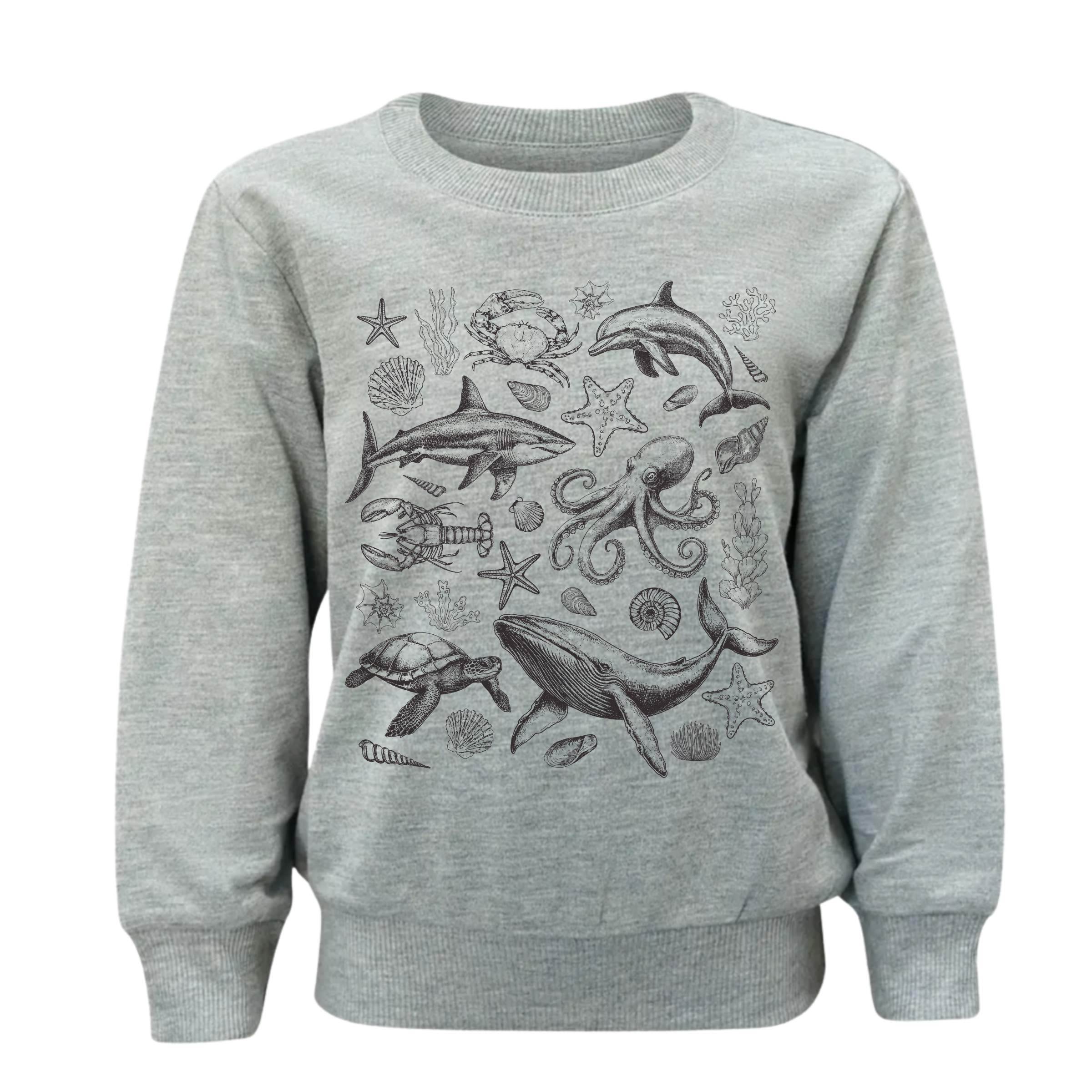 Sea Creature Lightweight Youth Sweatshirt