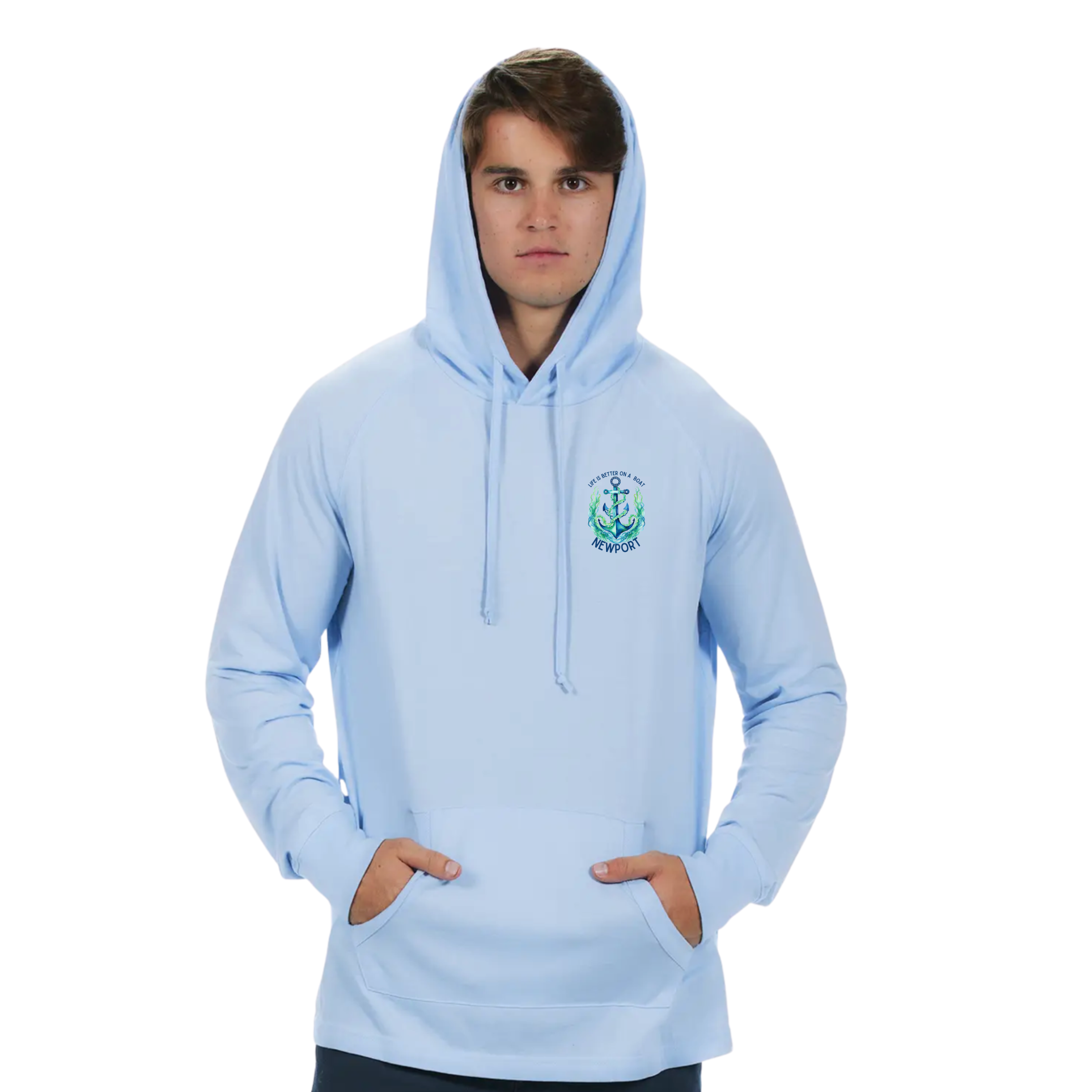 Hooded Long Sleeve Raglan