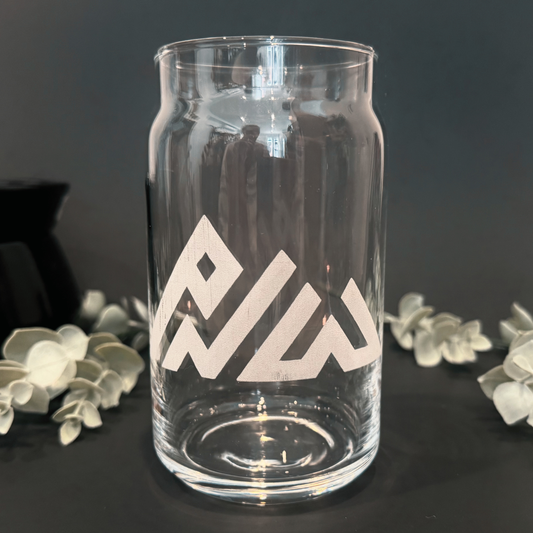 PNW Beer Can Glass