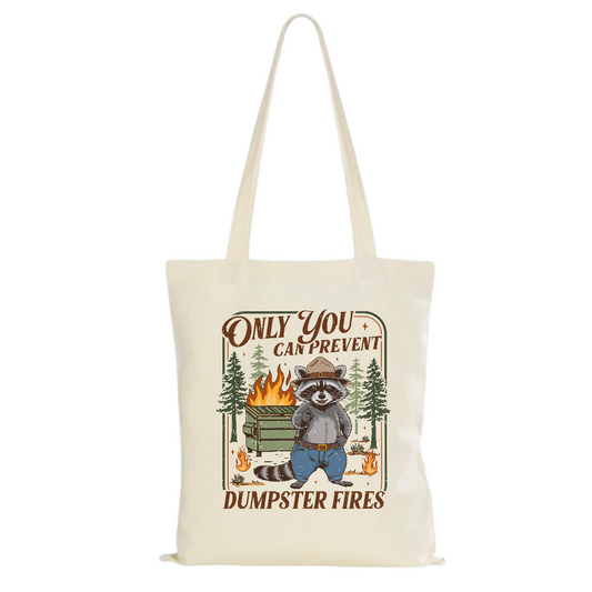 Tote - Raccoon Dumpster Fire