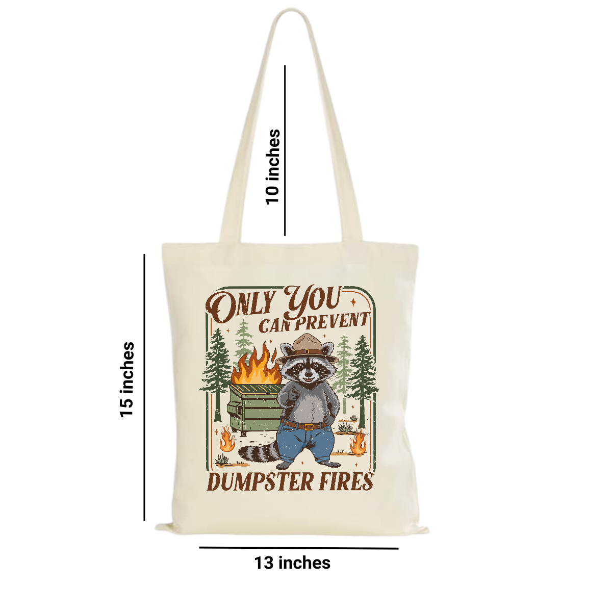 Tote - Raccoon Dumpster Fire