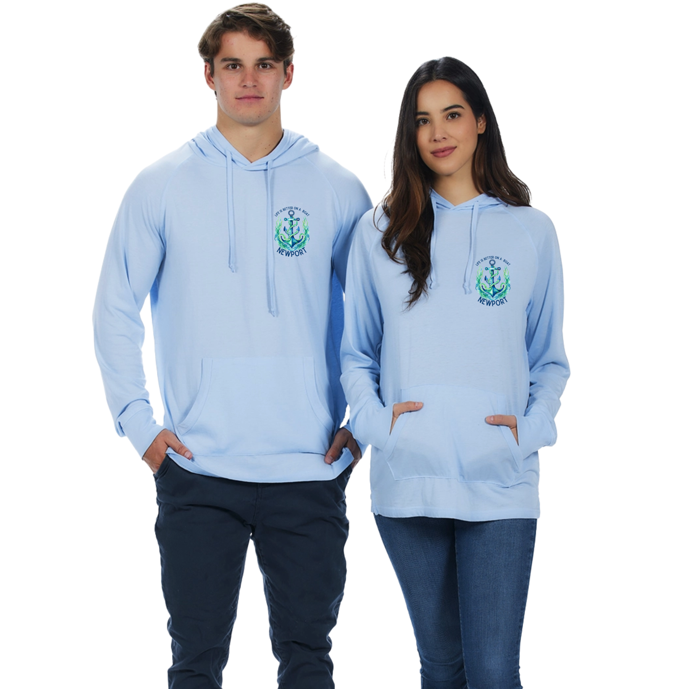 Hooded Long Sleeve Raglan